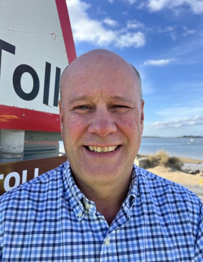 Mike Kean, Chairman of the Sandbanks Ferry in Dorset